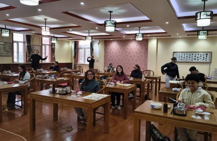 Aula de caligrafia chinesa